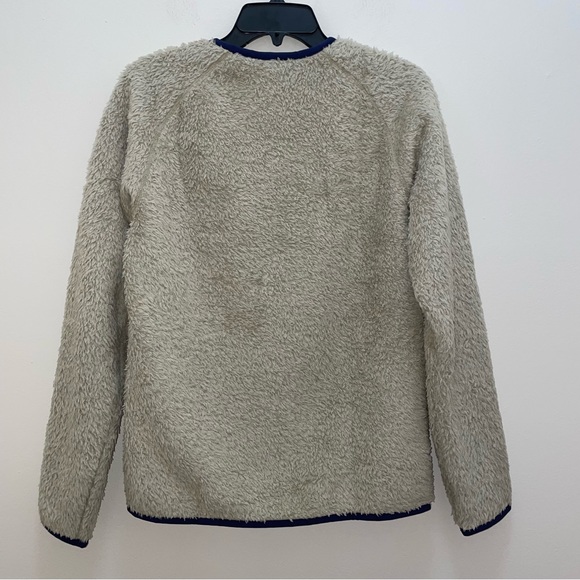 Patagonia Tan Gorp Core Fuzzy Teddy Crew Neck Fleece Pullover Sweater Sz Small/M - Picture 3 of 8